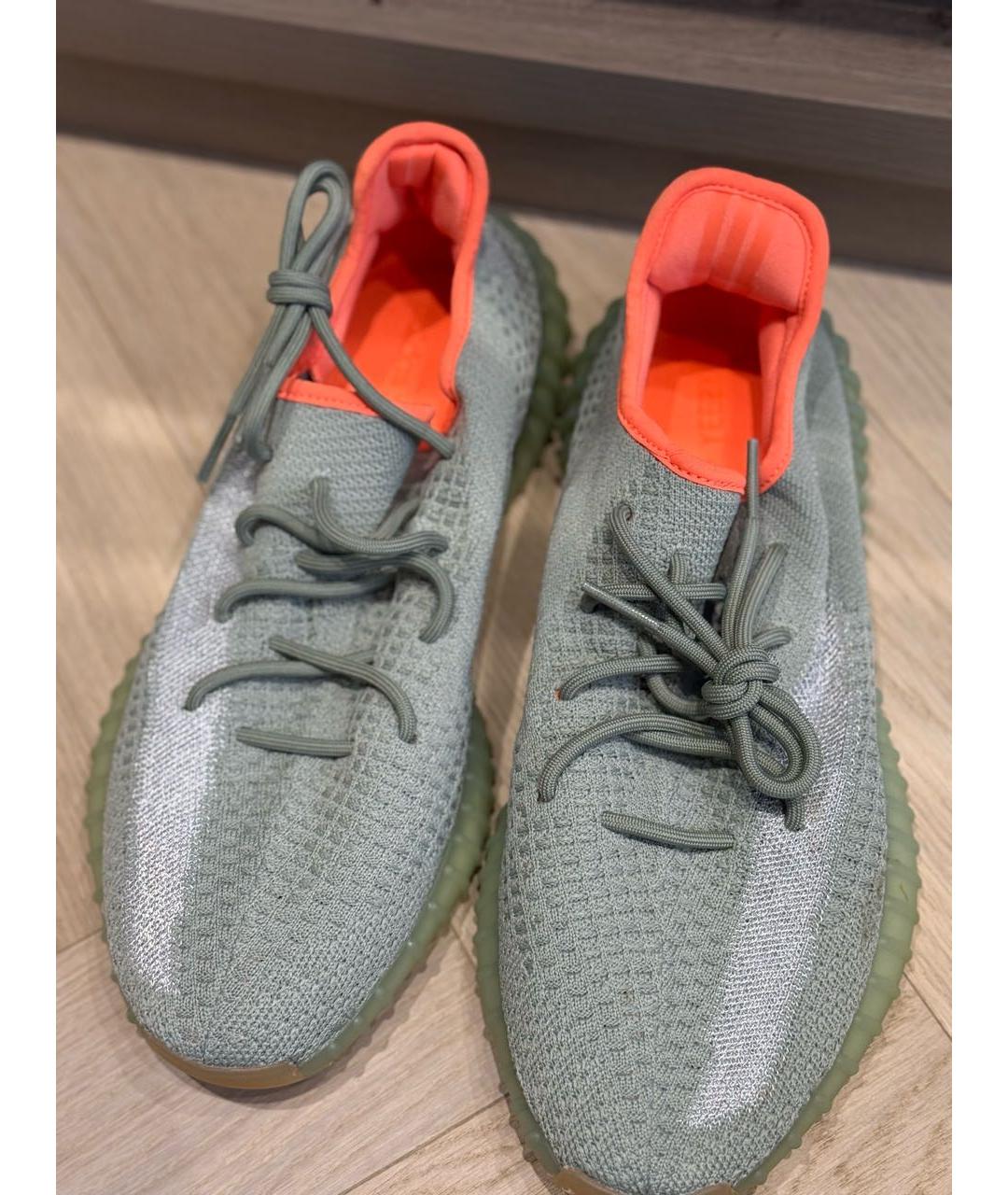 YEEZY Серые резиновые низкие кроссовки / кеды, фото 3