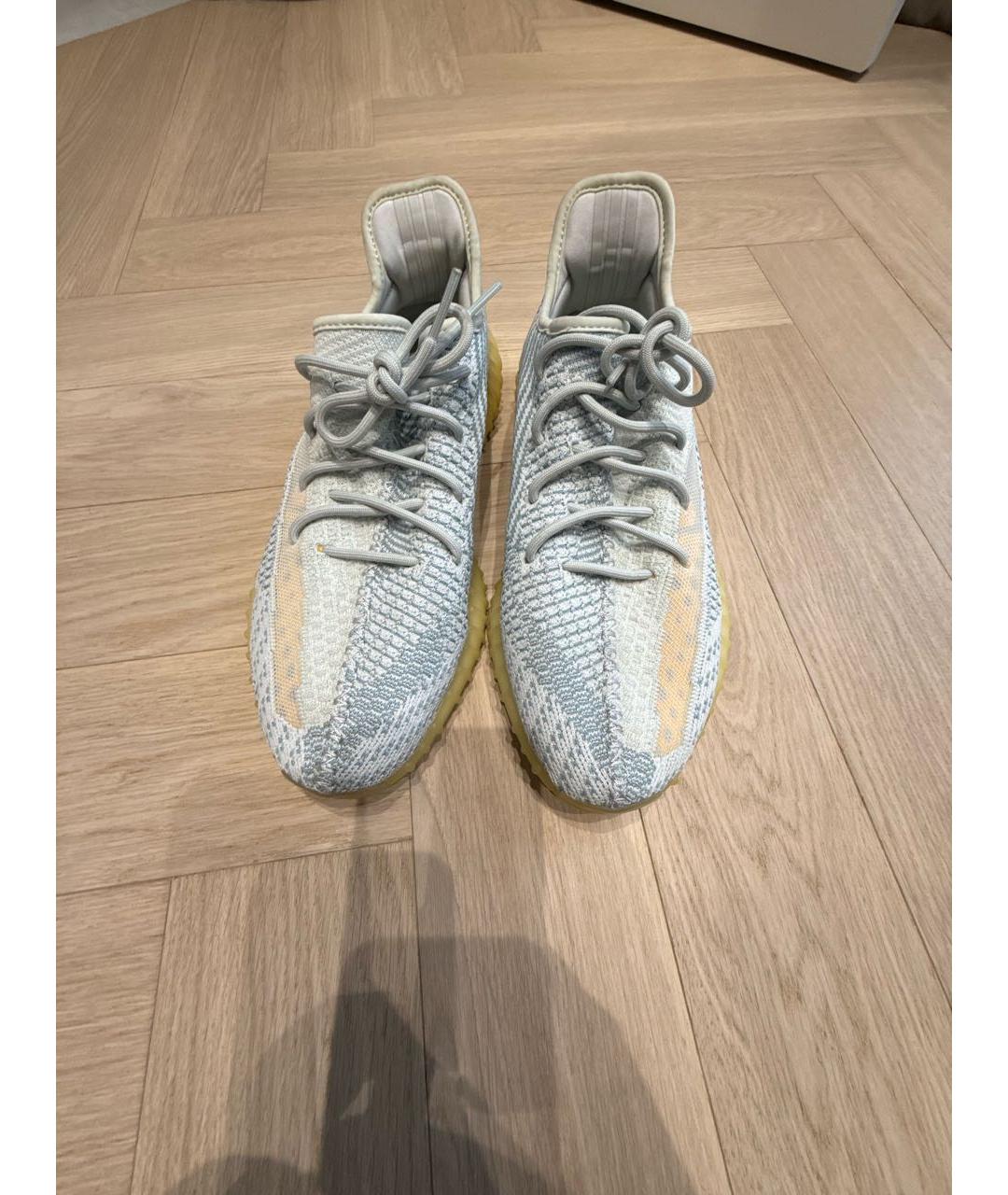 YEEZY Голубые резиновые низкие кроссовки / кеды, фото 2