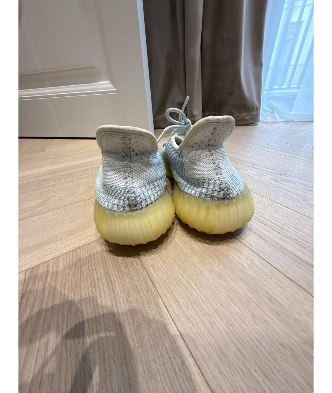 YEEZY Голубые резиновые низкие кроссовки / кеды, фото 4