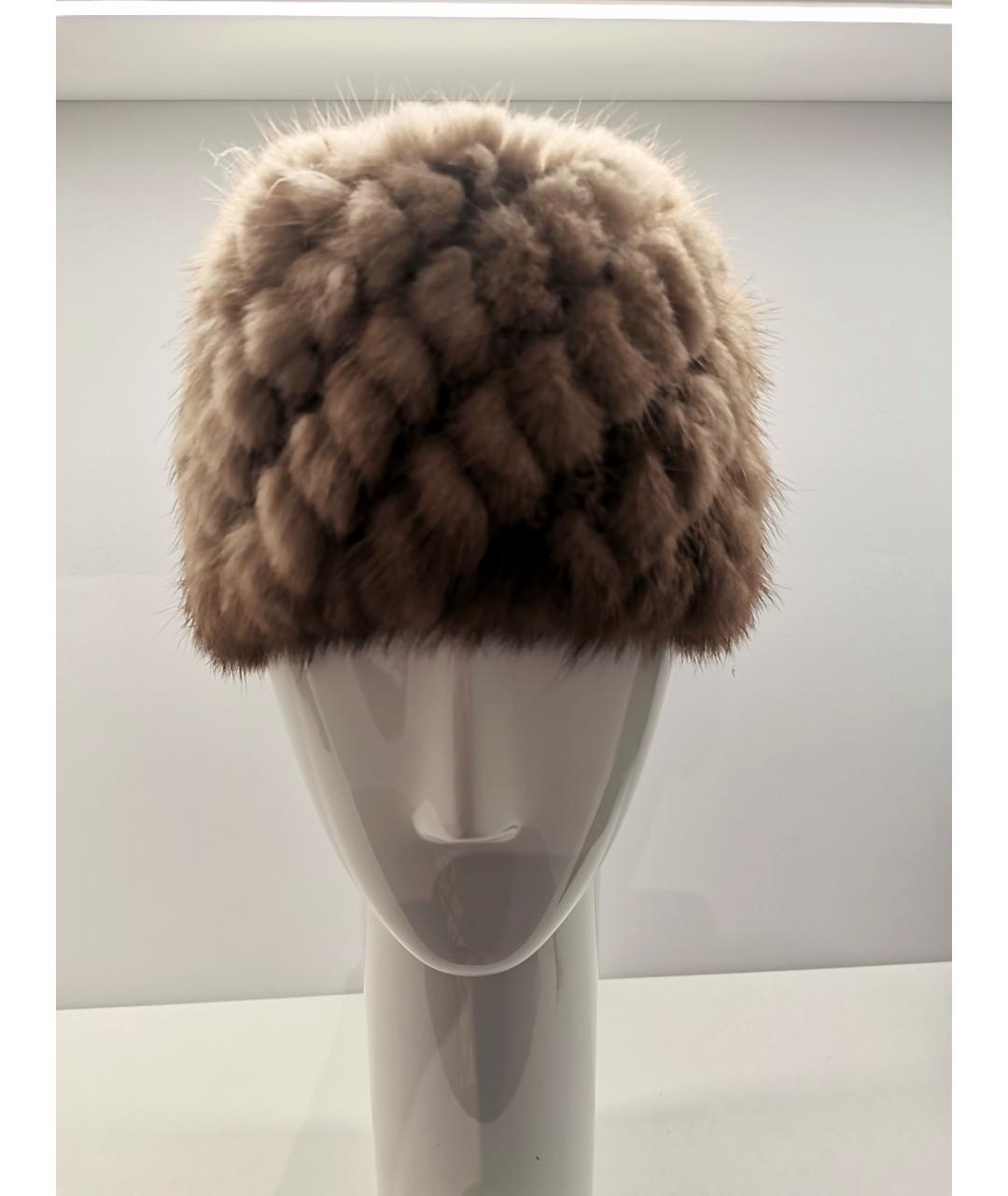 MAX MARA Бежевая повязка на голову, фото 6