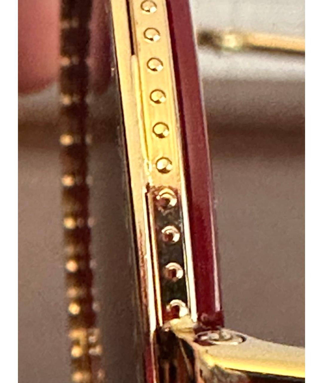 DOLCE&GABBANA Золотые солнцезащитные очки, фото 5