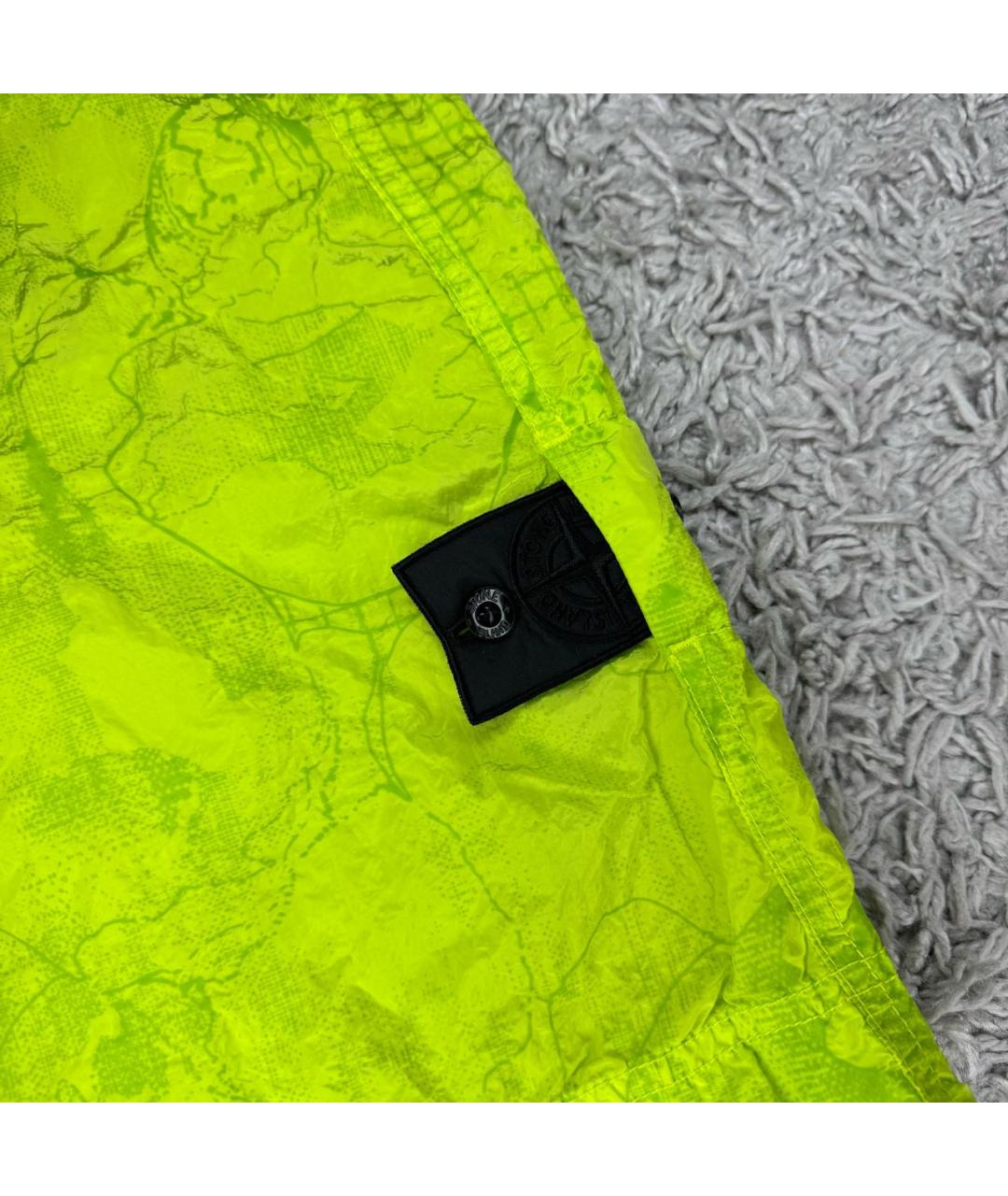 STONE ISLAND SHADOW PROJECT Салатовые шорты, фото 4
