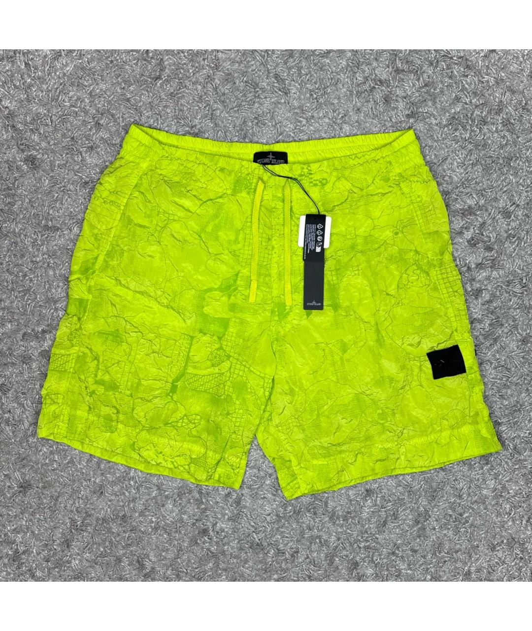 STONE ISLAND SHADOW PROJECT Салатовые шорты, фото 7