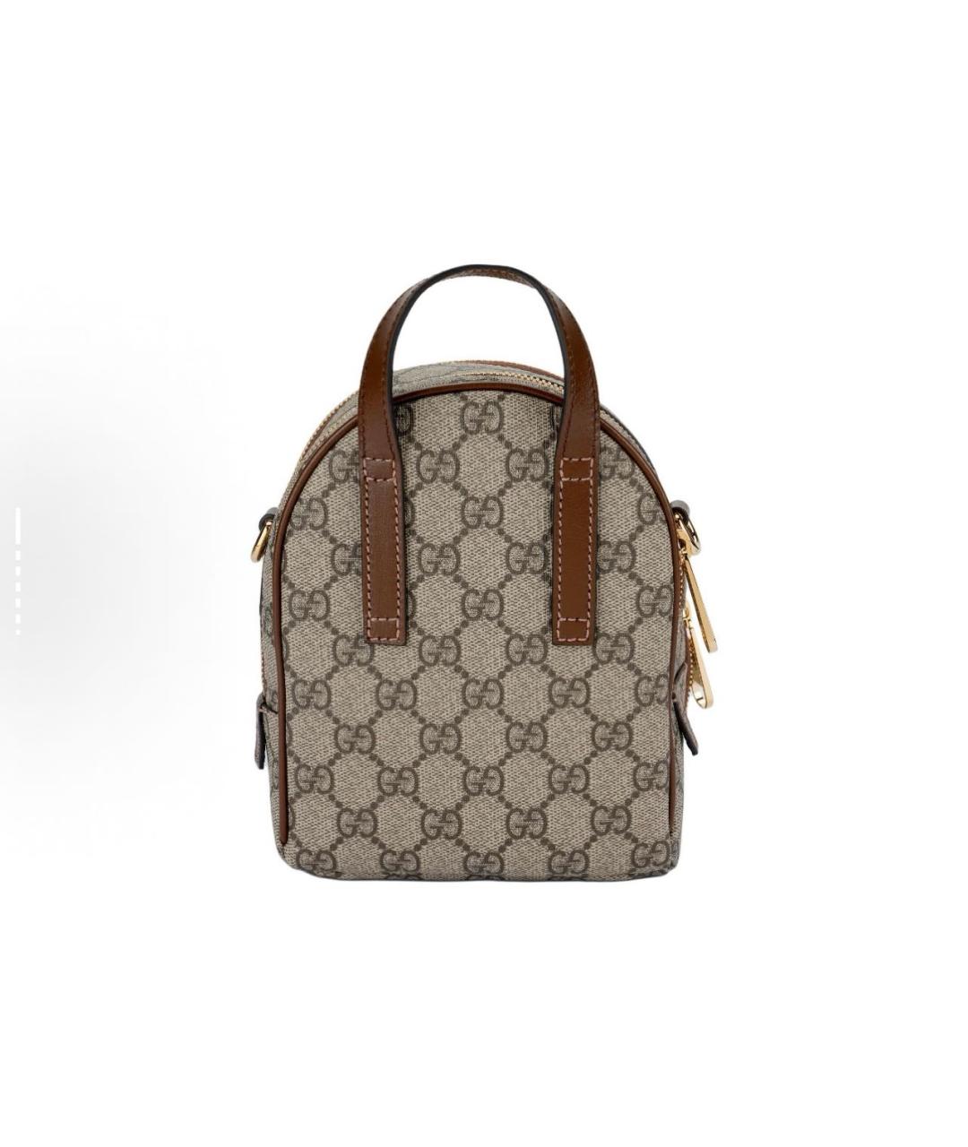GUCCI Бежевый рюкзак, фото 3