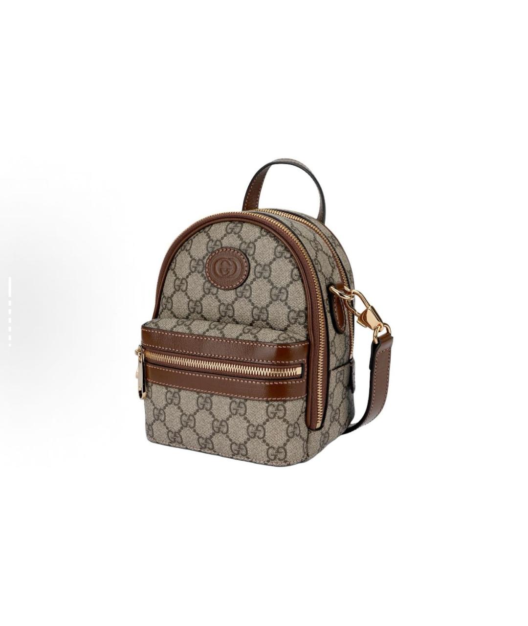 GUCCI Бежевый рюкзак, фото 2