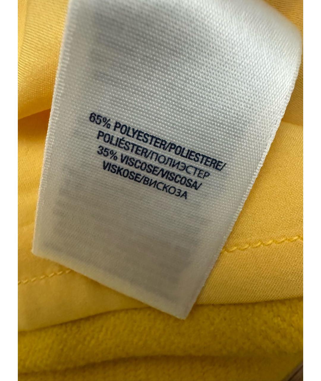 RALPH LAUREN Желтая юбка мини, фото 6