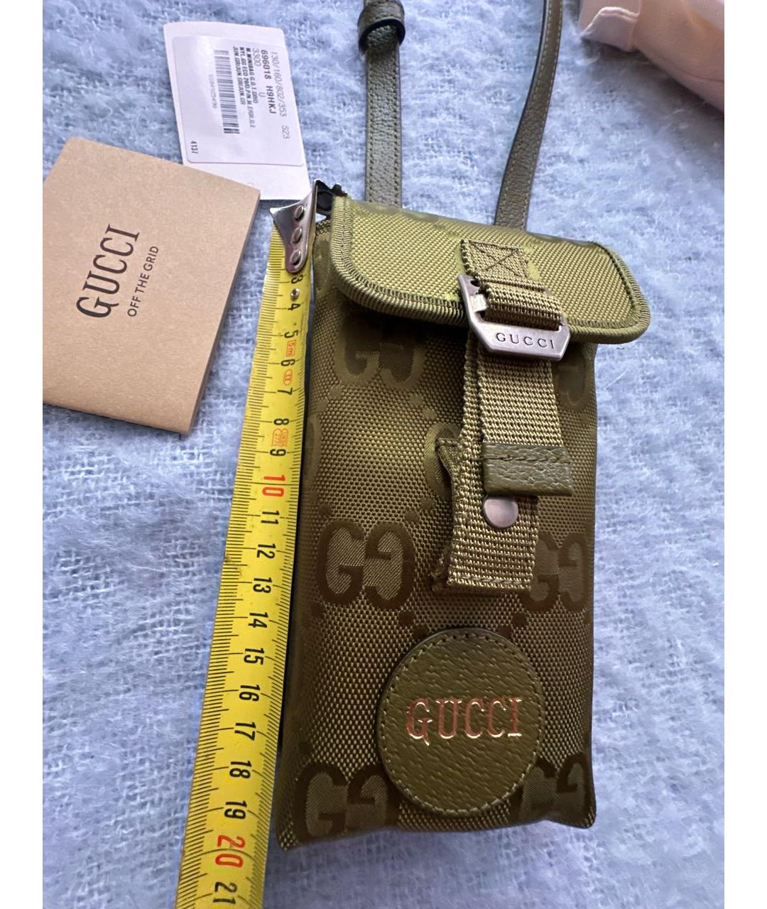 GUCCI Хаки сумка через плечо, фото 4