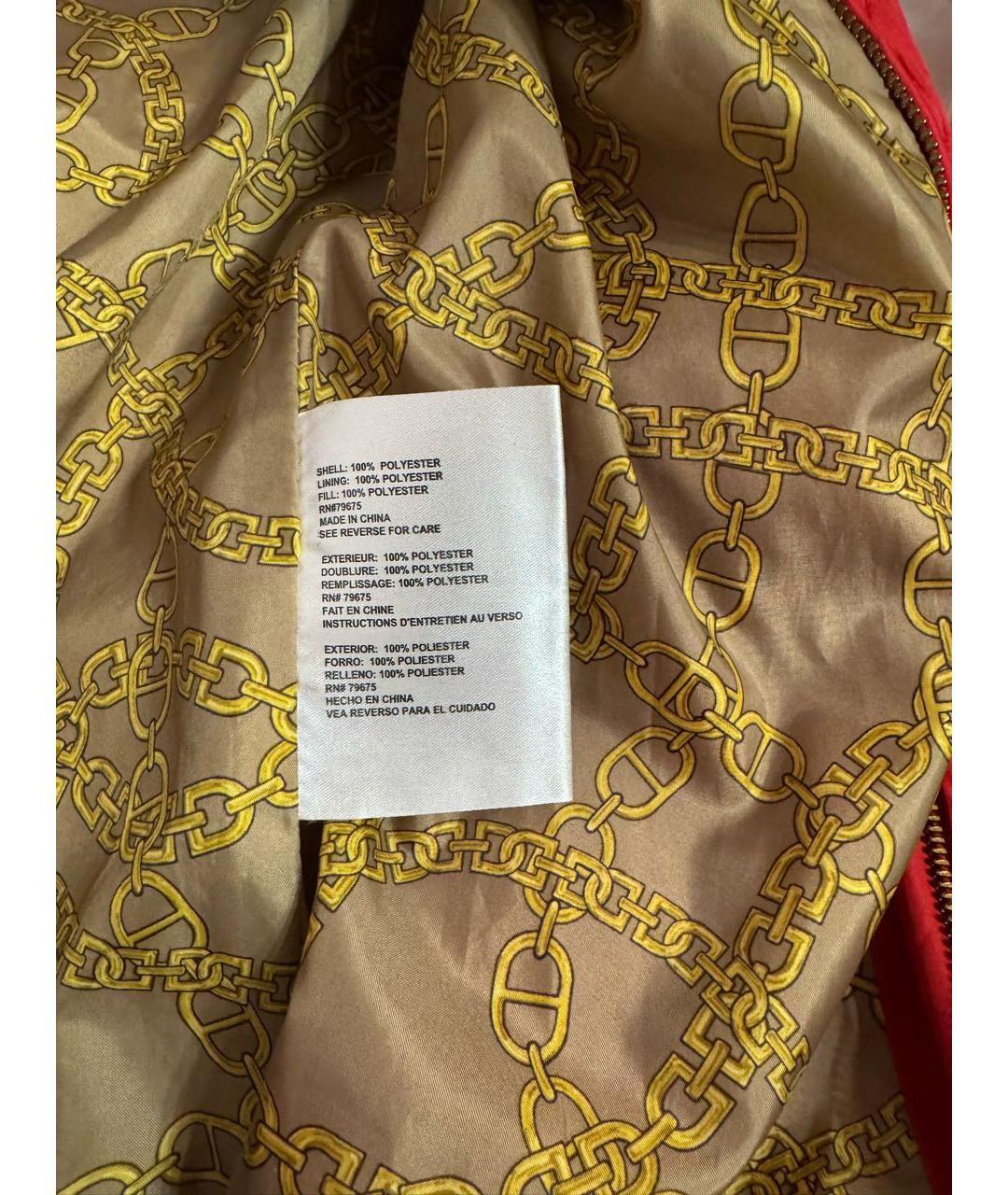 MICHAEL KORS Красная полиэстеровая куртка, фото 4