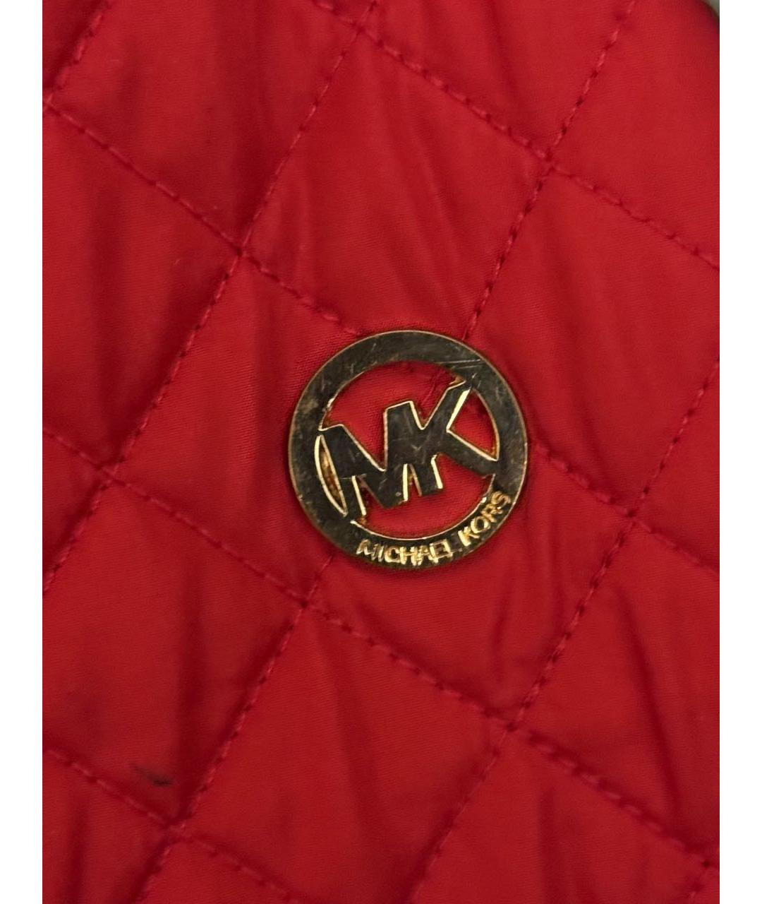 MICHAEL KORS Красная полиэстеровая куртка, фото 5