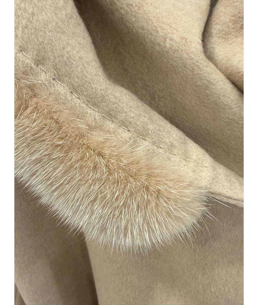 MAX MARA STUDIO Бежевое кашемировое пальто, фото 3