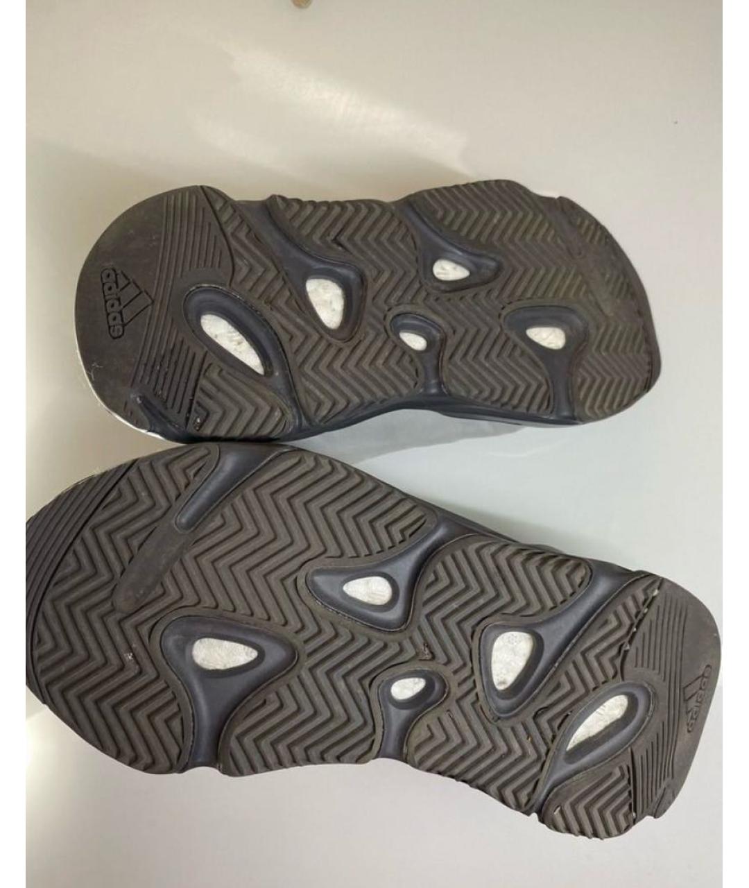ADIDAS YEEZY Серые текстильные кроссовки, фото 5