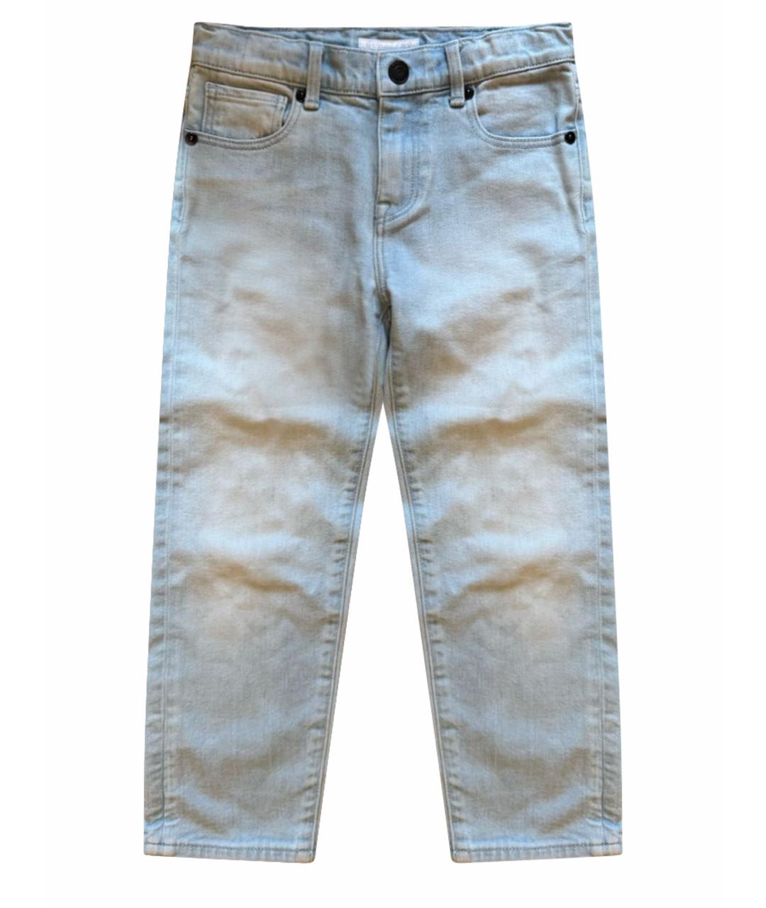 BURBERRY KIDS Голубые деним детские джинсы, фото 1