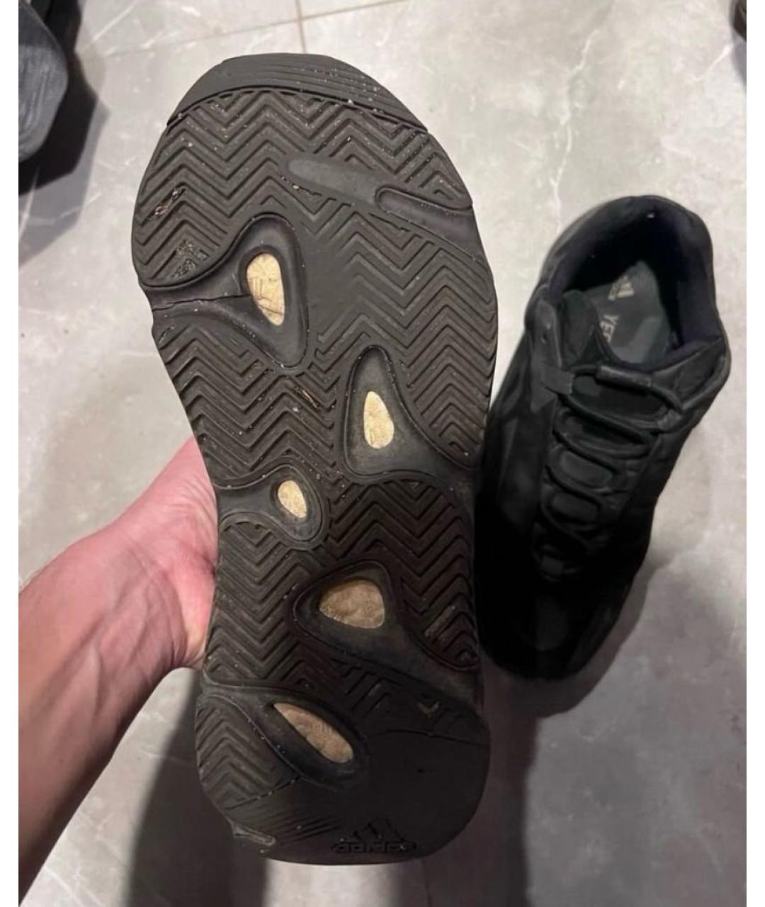 ADIDAS YEEZY Черные текстильные кроссовки, фото 6