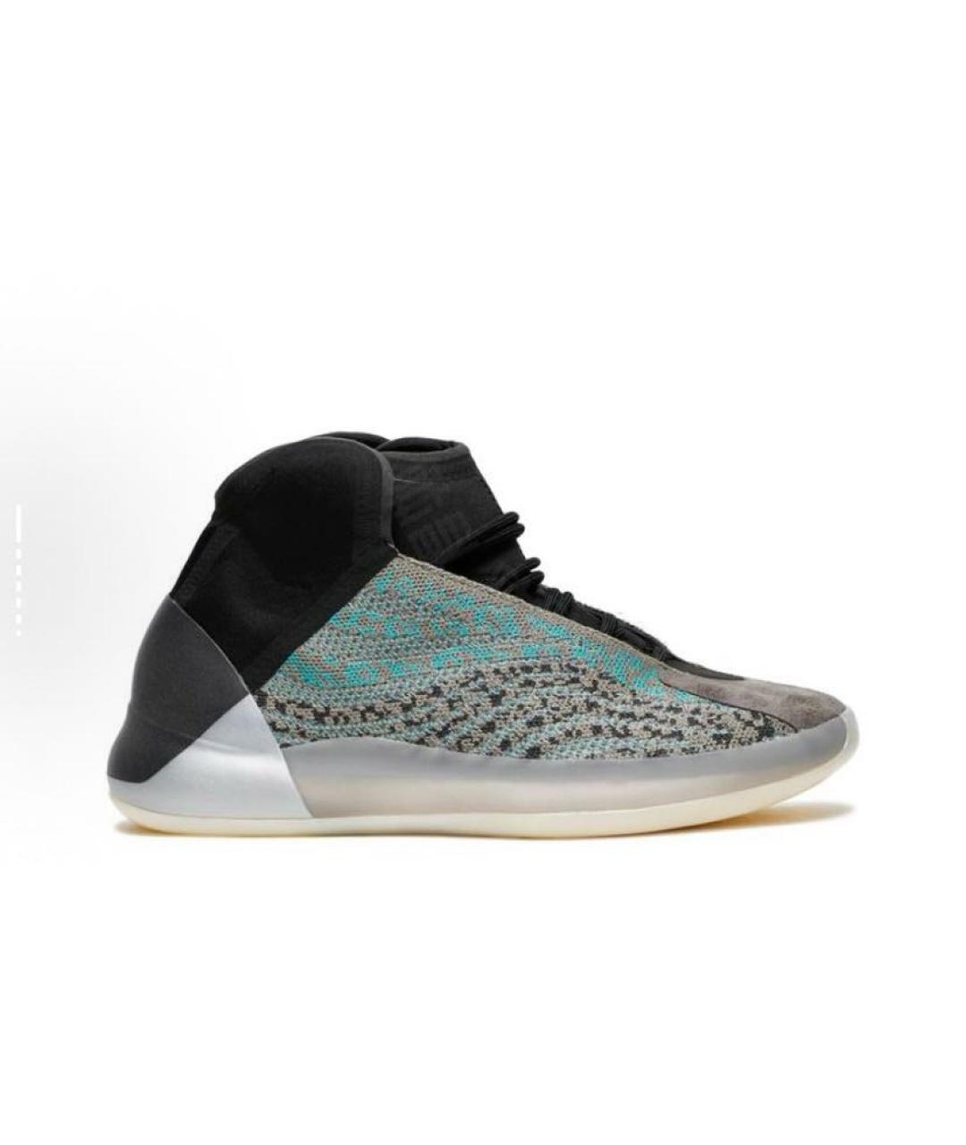 ADIDAS YEEZY Серые текстильные кроссовки, фото 6