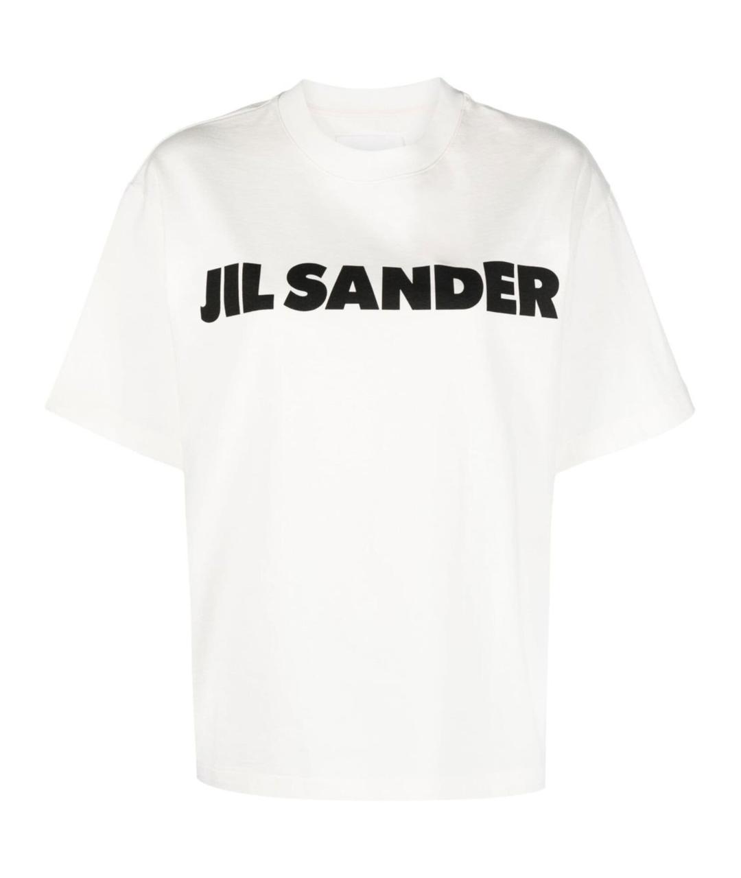 JIL SANDER Бежевая хлопковая футболка, фото 1