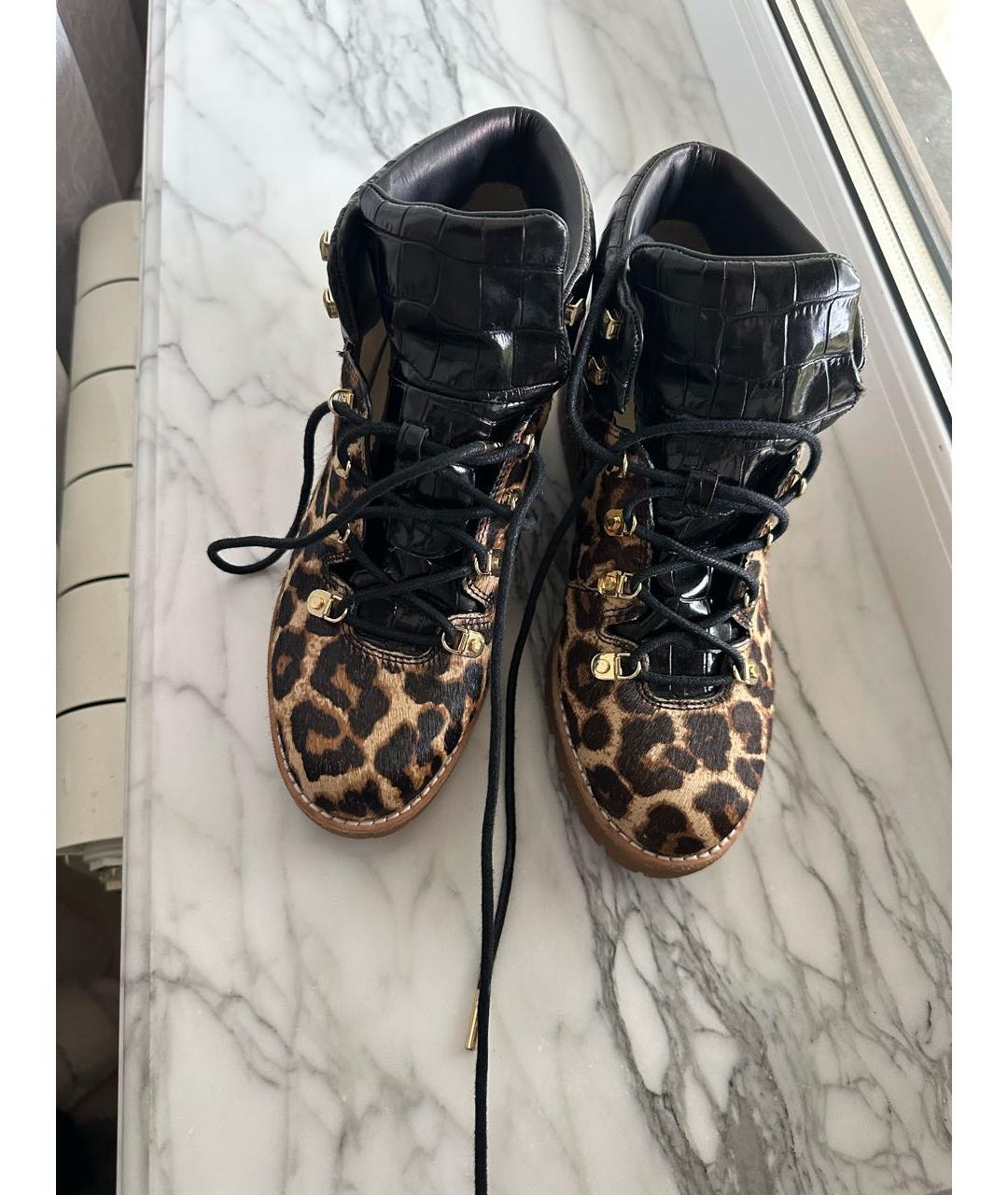 MICHAEL KORS Коричневые ботинки, фото 2