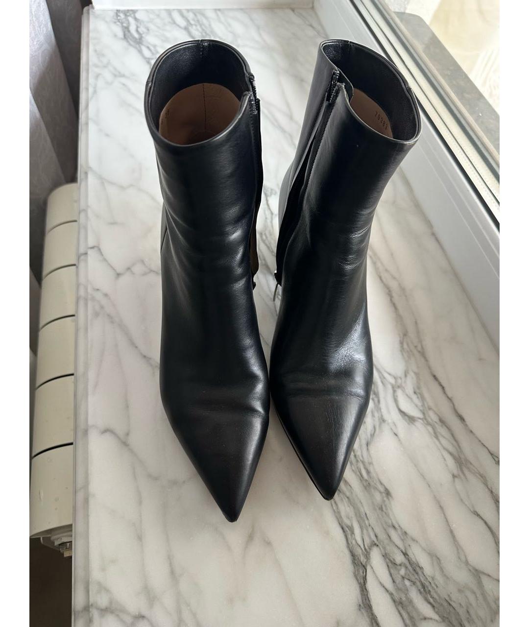 GIANVITO ROSSI Черные кожаные ботинки, фото 6