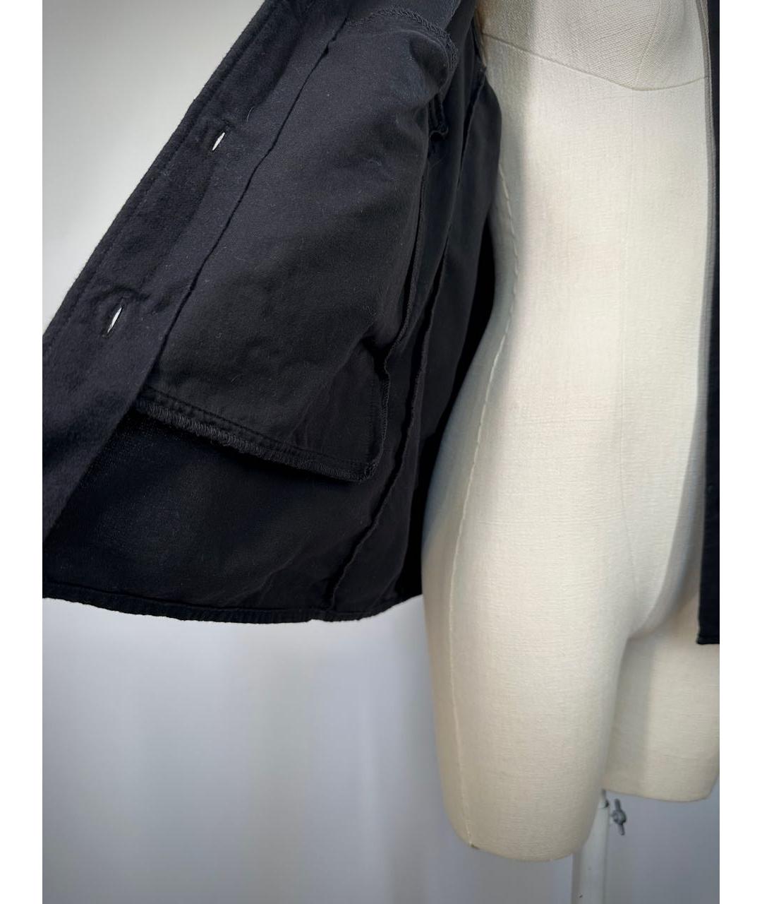 ANN DEMEULEMEESTER Черная хлопковая рубашка, фото 3