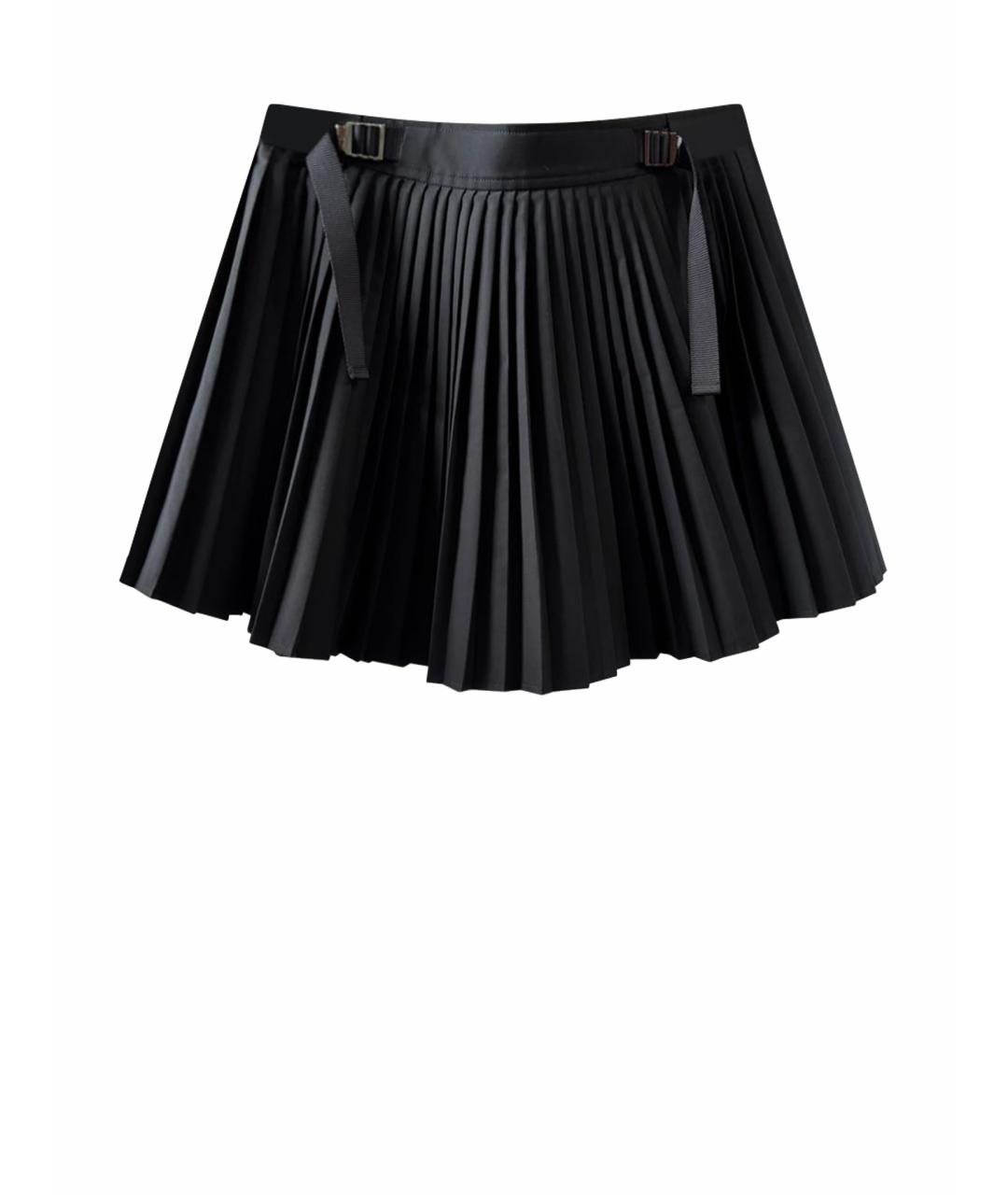 CHRISTIAN DIOR Черная хлопковая юбка мини, фото 1