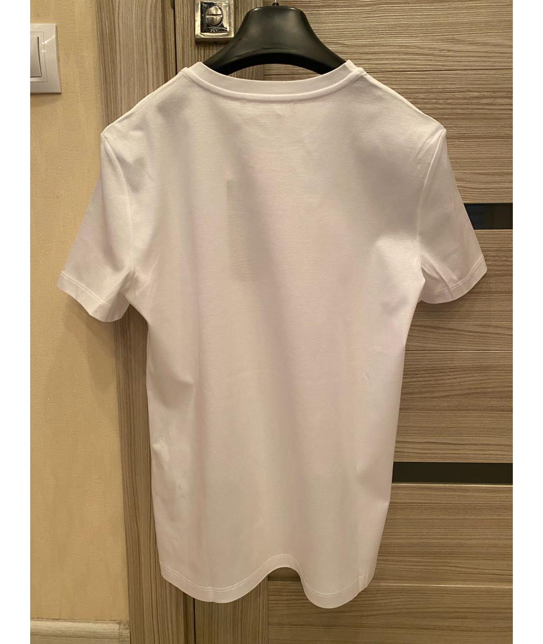 MAX MARA STUDIO Белая хлопковая футболка, фото 2