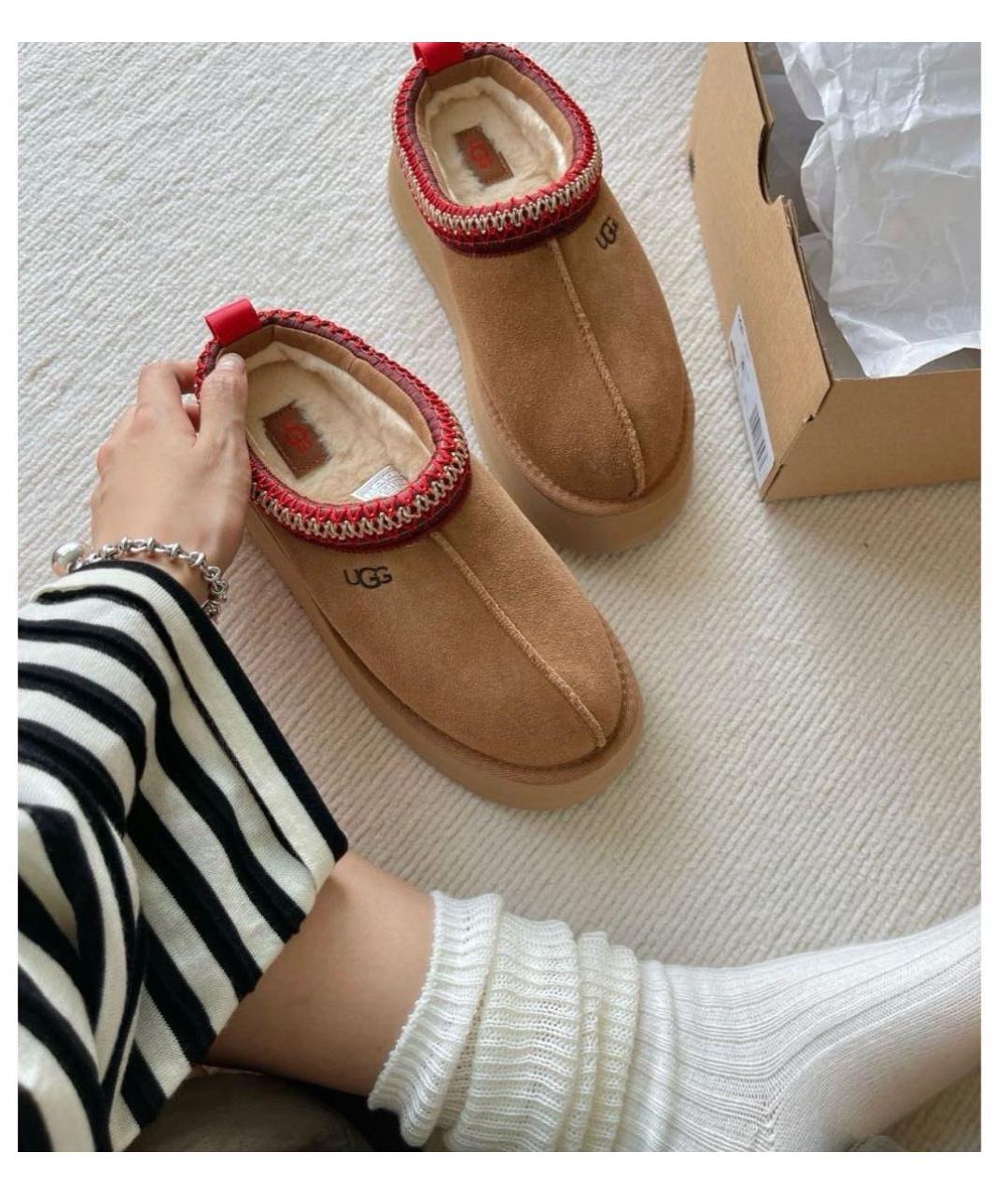 UGG AUSTRALIA Замшевые сабо, фото 6