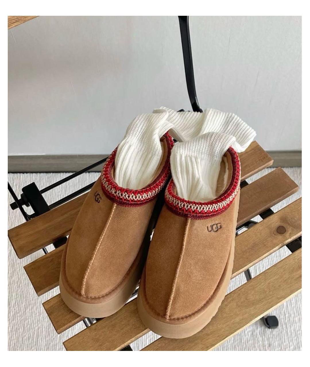 UGG AUSTRALIA Замшевые сабо, фото 4