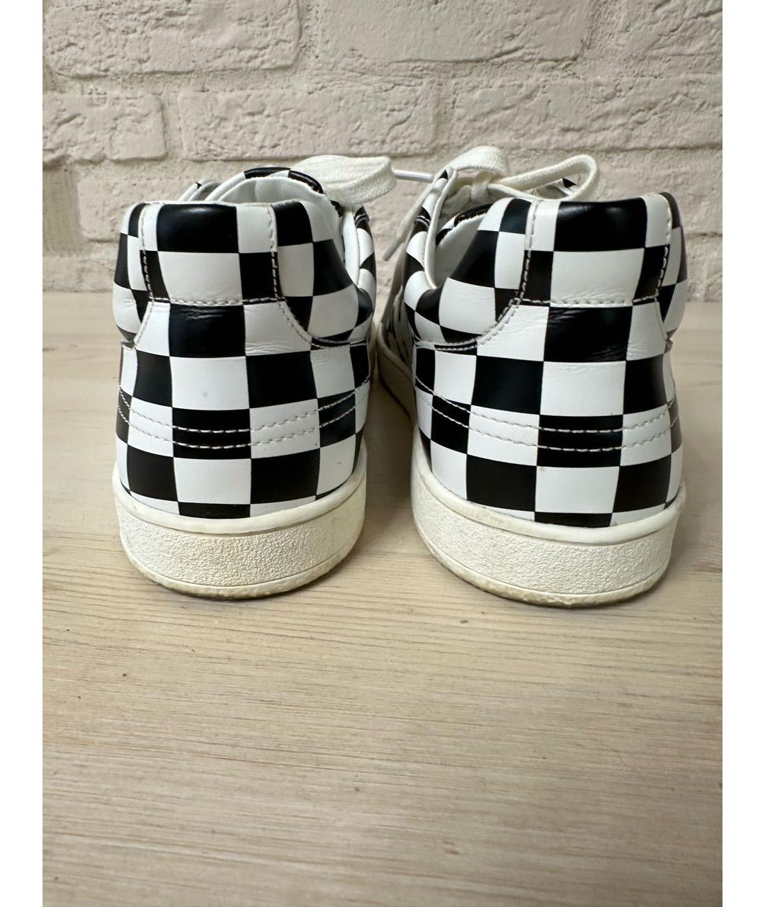 CHRISTIAN DIOR Белые кожаные кроссовки, фото 4