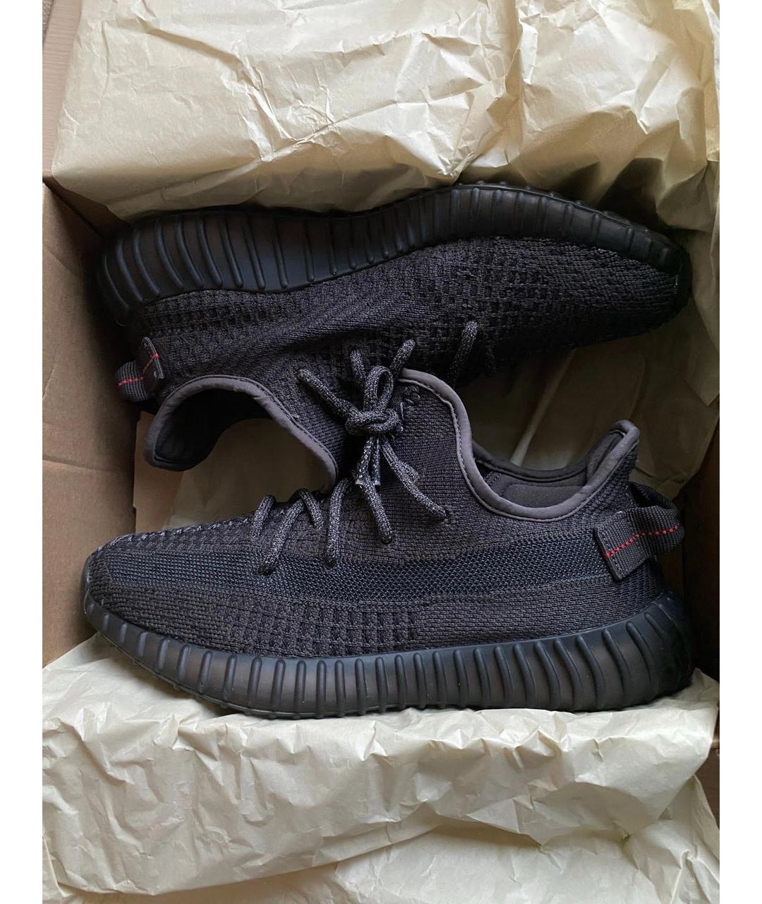 ADIDAS YEEZY Черные текстильные кроссовки, фото 2