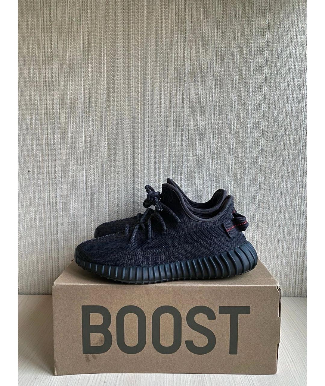 ADIDAS YEEZY Черные текстильные кроссовки, фото 3