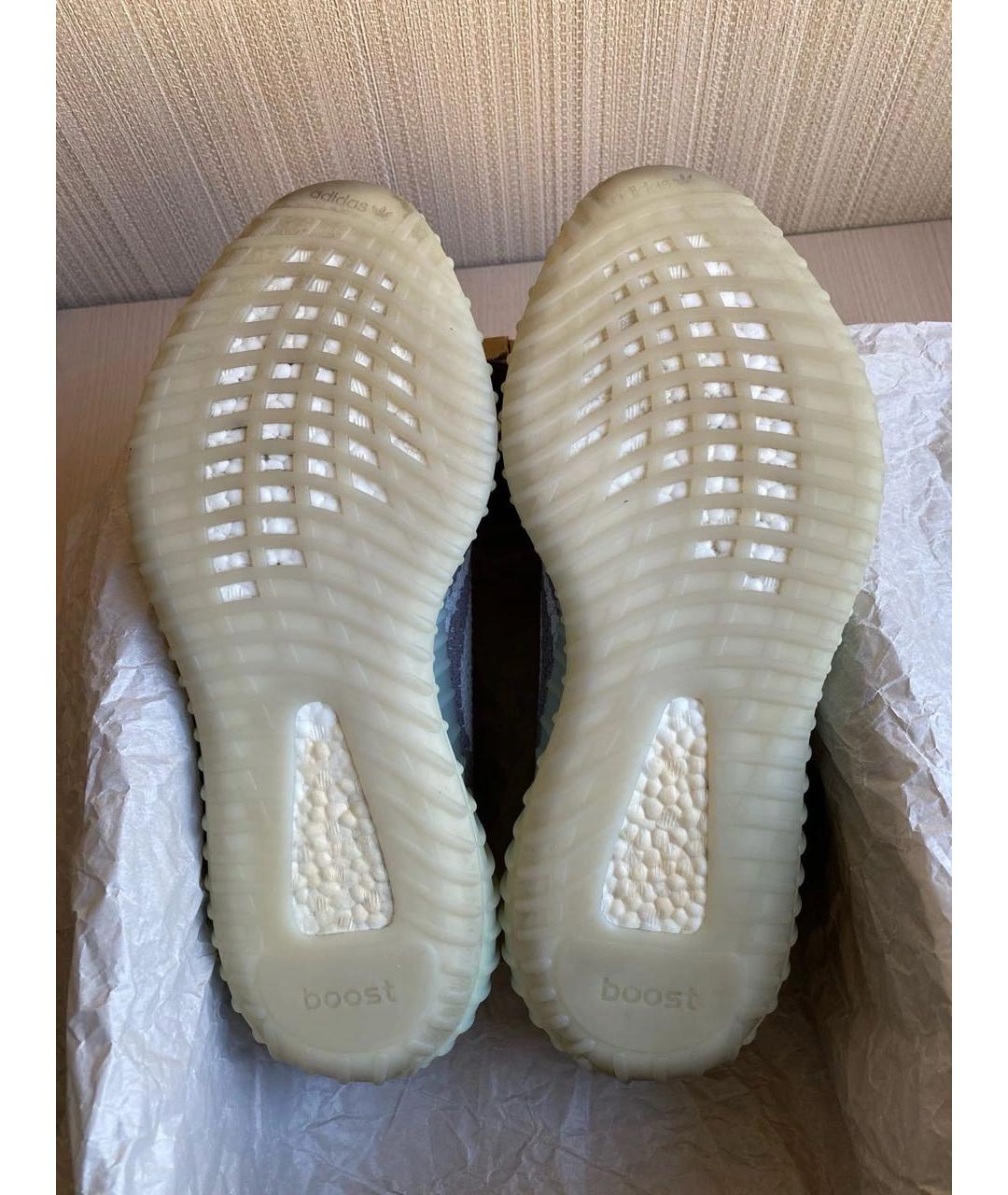 ADIDAS YEEZY Серые текстильные кроссовки, фото 5