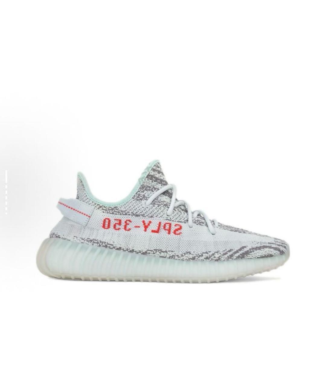 ADIDAS YEEZY Серые текстильные кроссовки, фото 6