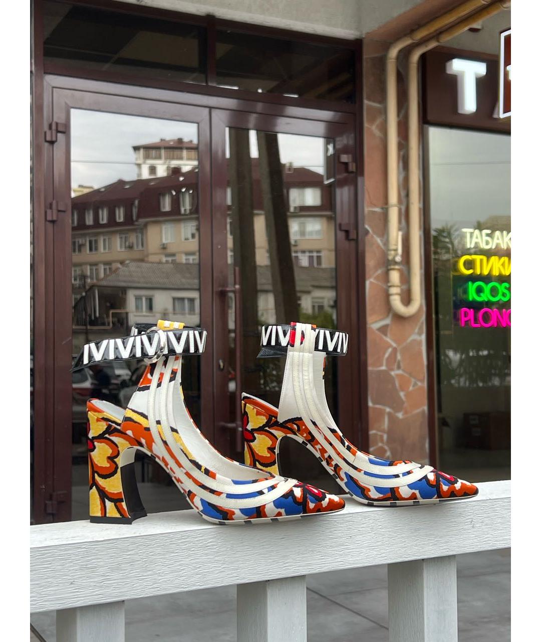 LOUIS VUITTON Мульти туфли, фото 4