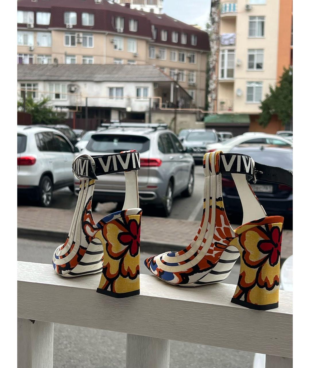 LOUIS VUITTON Мульти туфли, фото 3