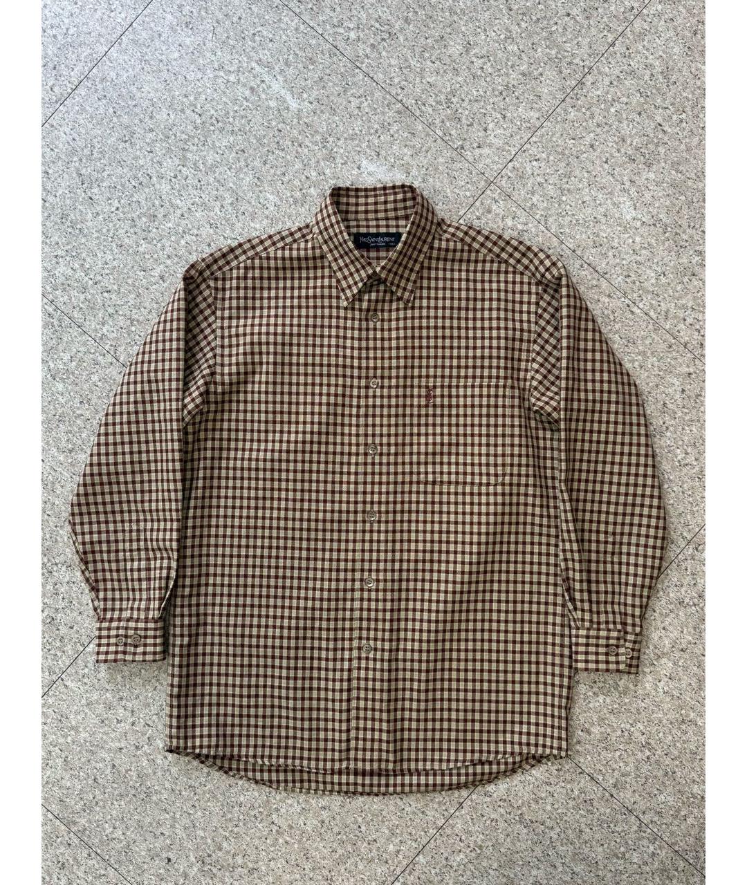 SAINT LAURENT Мульти кэжуал рубашка, фото 9