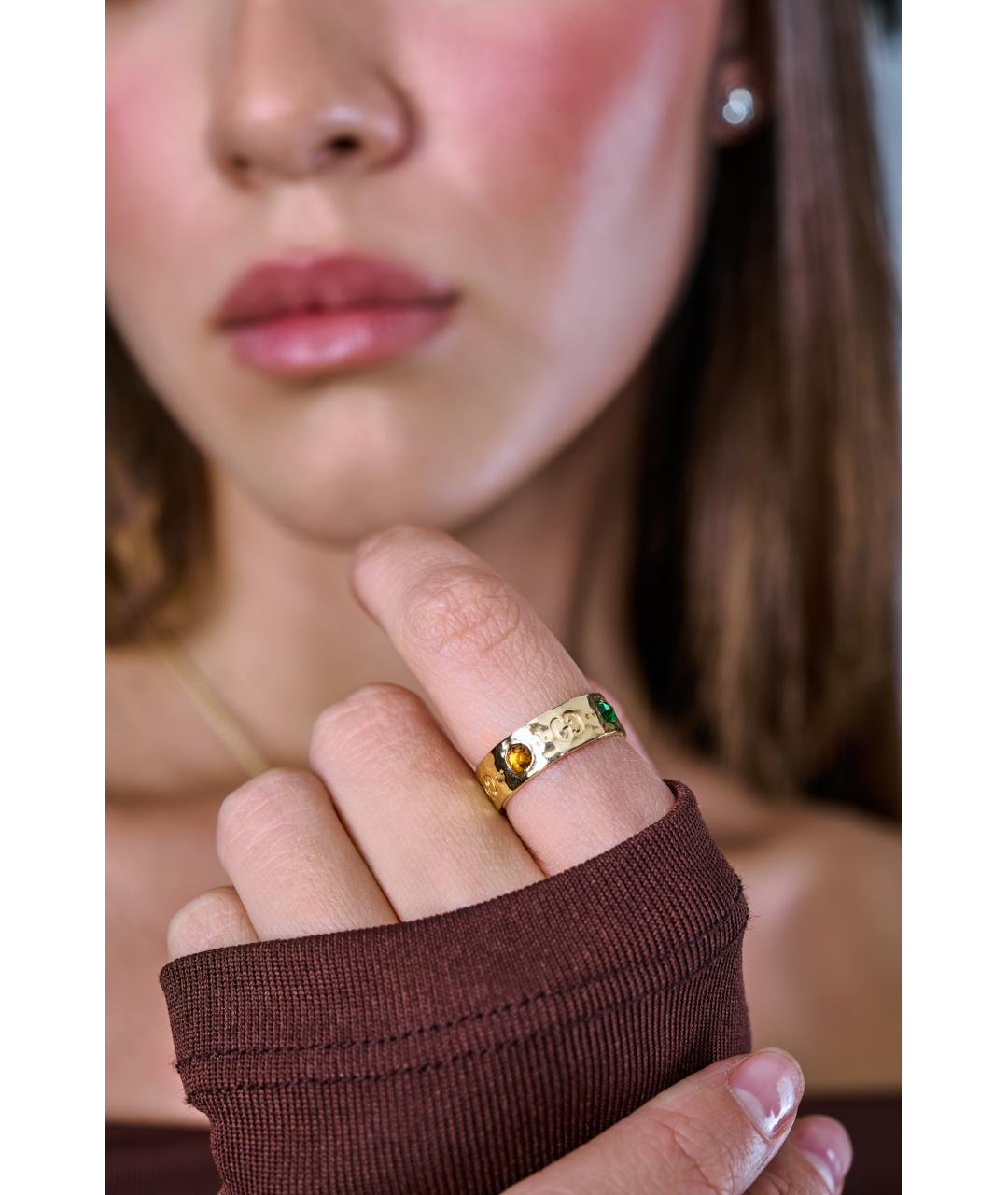 GUCCI Золотое кольцо из желтого золота, фото 6