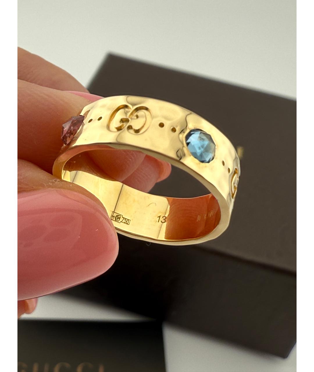 GUCCI Золотое кольцо из желтого золота, фото 3