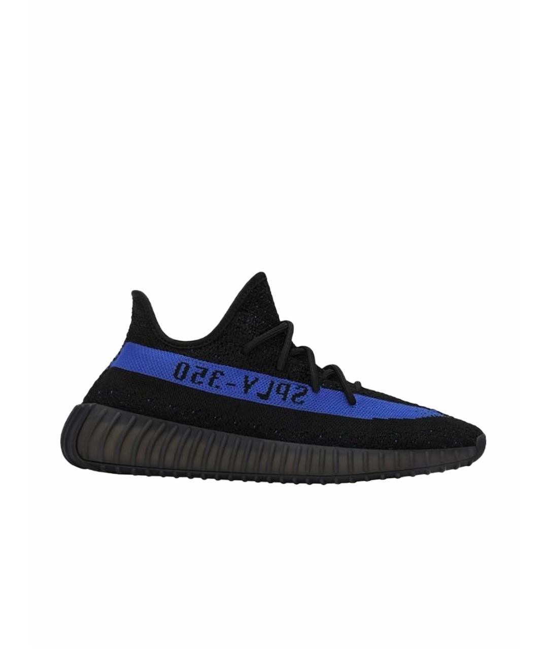 ADIDAS YEEZY Черные текстильные кроссовки, фото 1