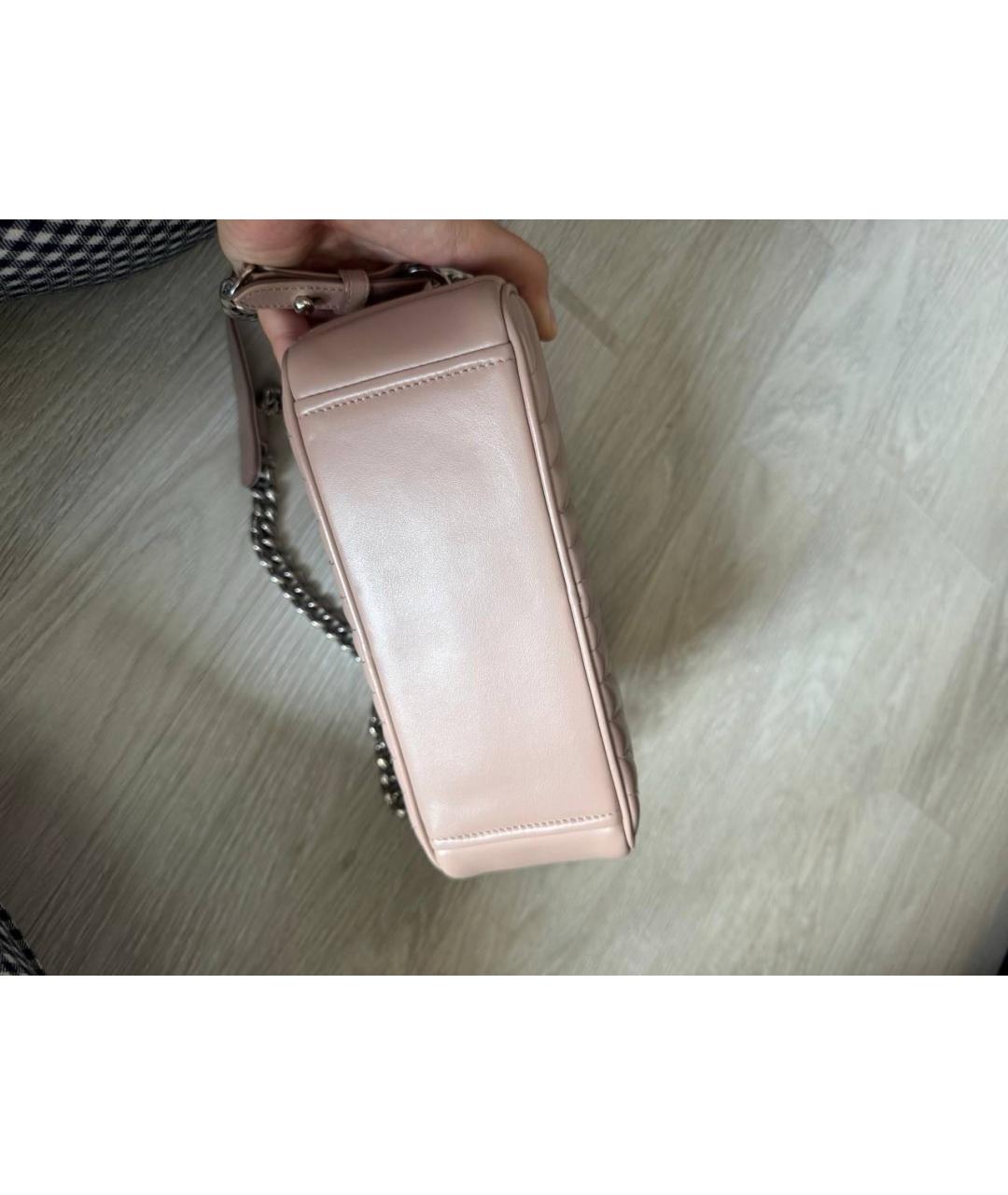 PRADA Бежевая кожаная сумка через плечо, фото 5