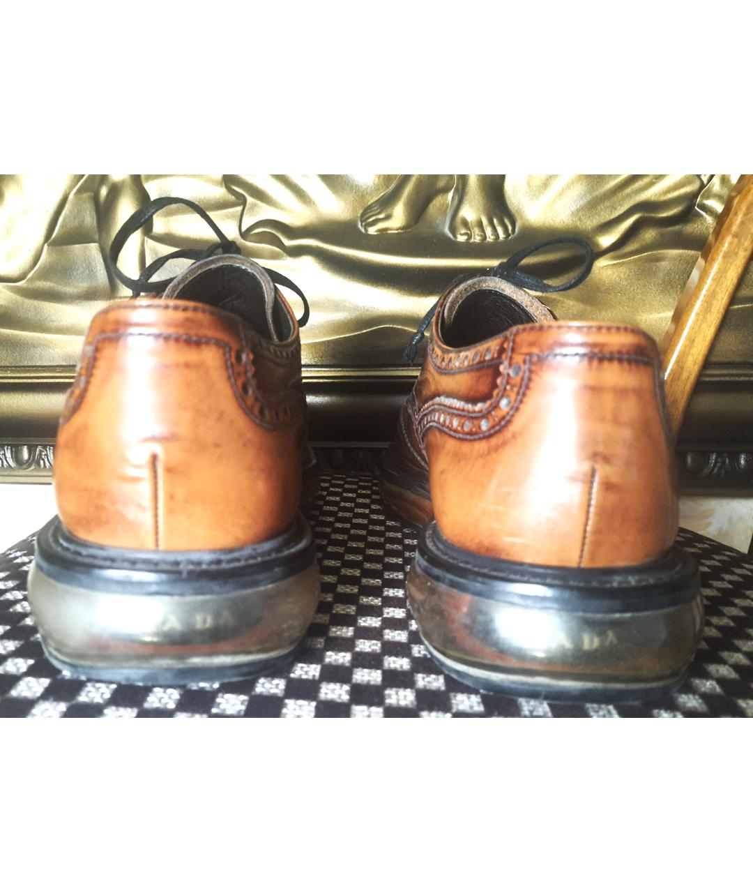 PRADA Мульти туфли из лакированной кожи, фото 4