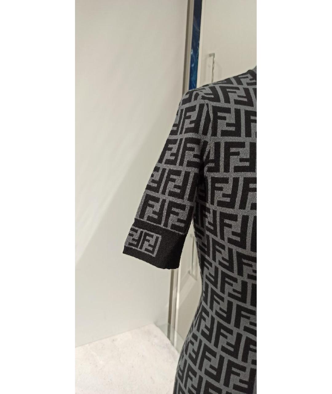 FENDI Черное платье, фото 4