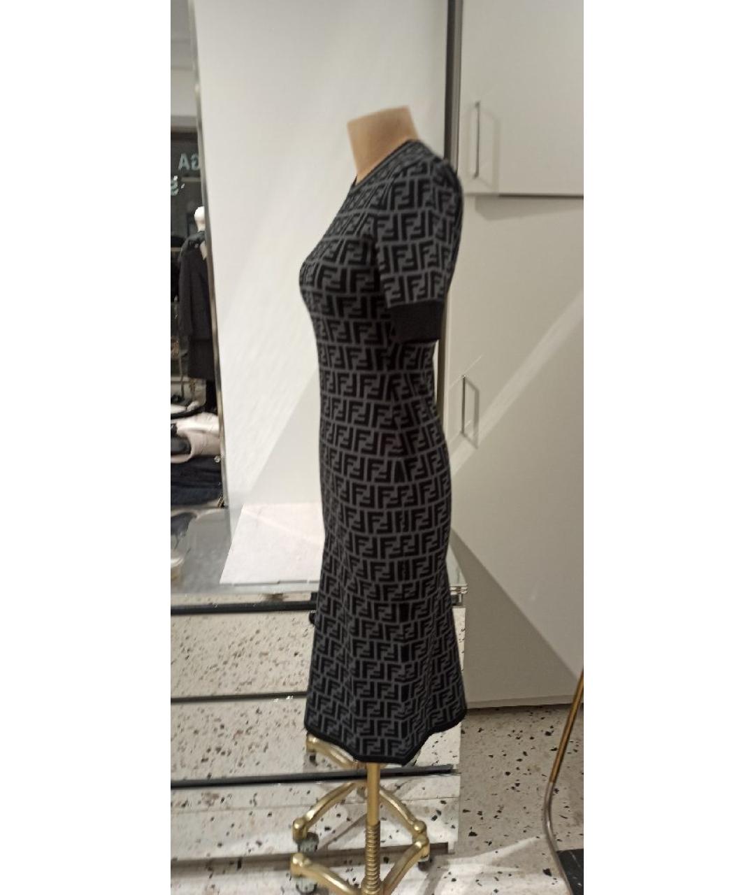 FENDI Черное платье, фото 2