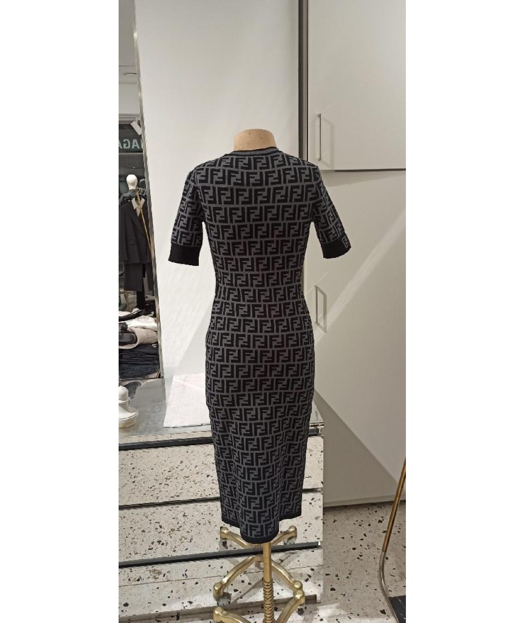 FENDI Черное платье, фото 3