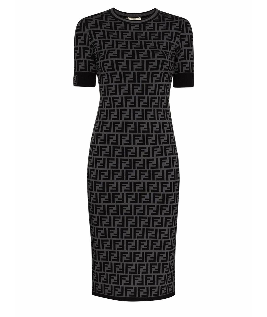 FENDI Черное платье, фото 1