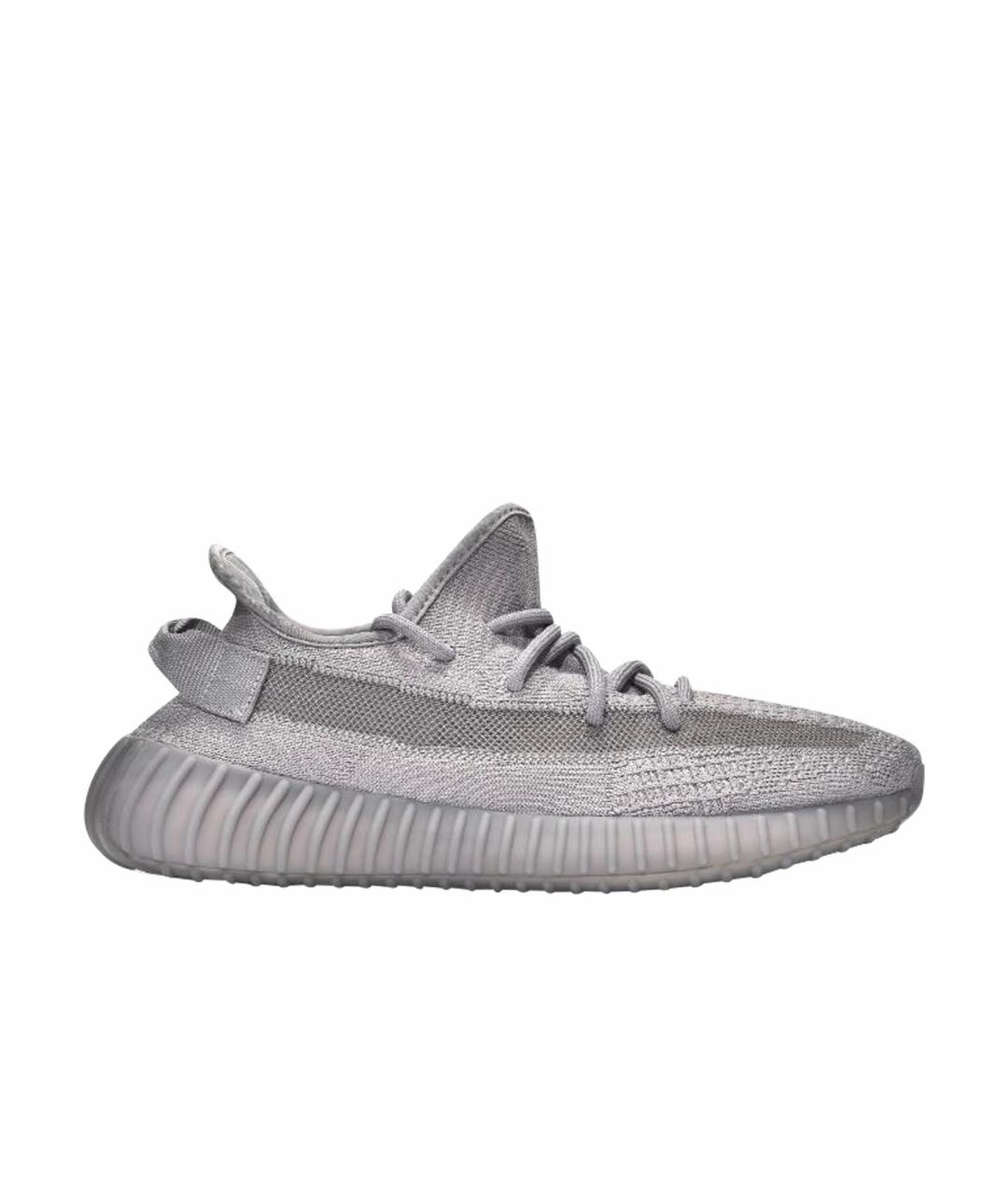 ADIDAS YEEZY Серые текстильные кроссовки, фото 1