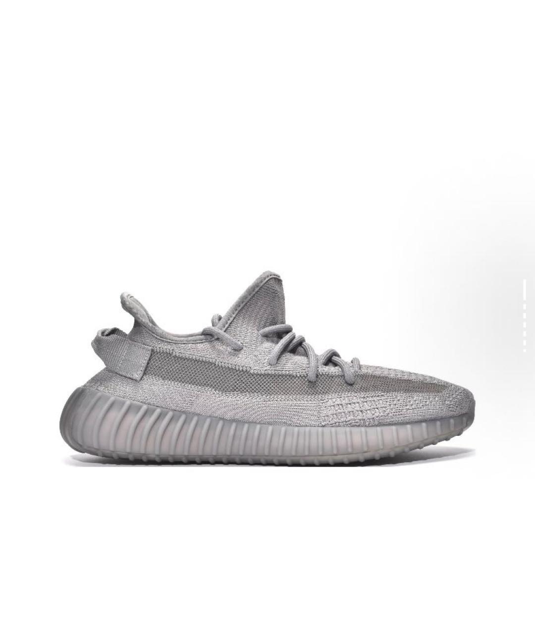 ADIDAS YEEZY Серые текстильные кроссовки, фото 5