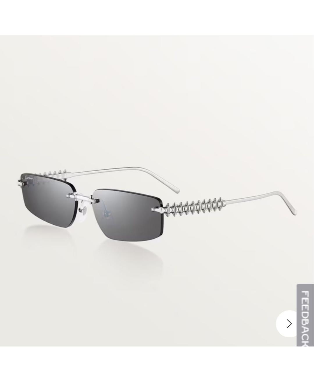 CARTIER Серебряные солнцезащитные очки, фото 2