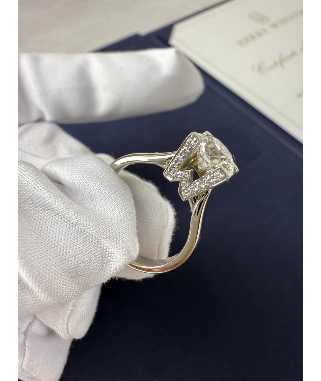 Harry Winston Серебряное платиновое кольцо, фото 4