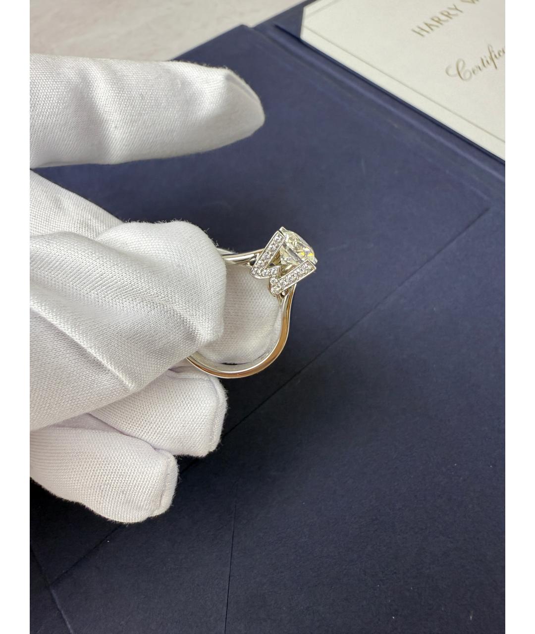 Harry Winston Серебряное платиновое кольцо, фото 2