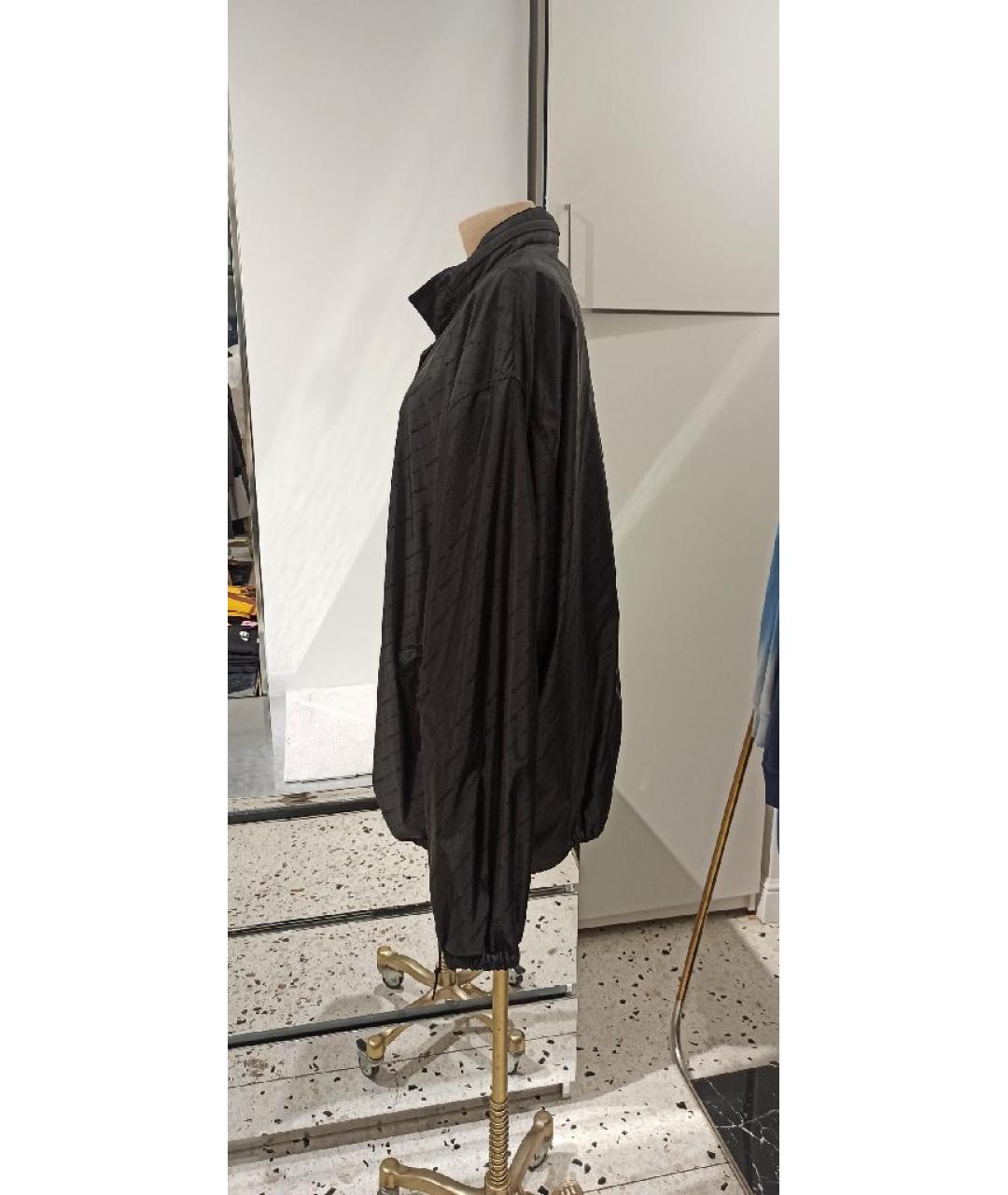 BALENCIAGA Черная спортивная куртка, фото 2
