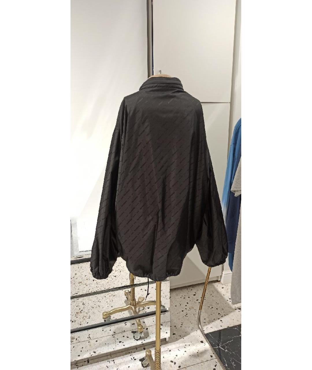 BALENCIAGA Черная спортивная куртка, фото 3